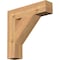 Ekena Millwork Traditional Block Smooth Bracket, Western Red Cedar, 3 1/2"W x 16"D x 16"H BKT04X16X16TRA05SWR - alternate 1